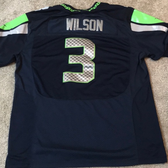 Preowned Seattle Seahawks - Russell Wilson #3 short sleeve Jersey - XL - NFL P… - Picture 6 of 8